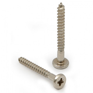TORNILLO AUTORROSCANTE. ROSCA MADERA. POZIDRIV. NIQUELADO