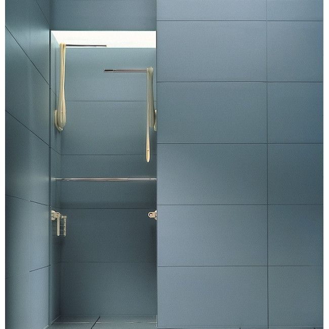 PERCHERO SIMPLE LATERAL ABATIBLE NEGRO