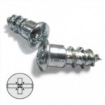 TORNILLO CAZOLETA ZINCADO Ø6,2 PARA TABLERO