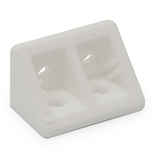 TAPA PARA ENSAMBLE ANGULAR JADE. PLÁSTICO. BLANCO. TALADROS DIÁMETRO 4MM MM. 33 X 20 MM 2