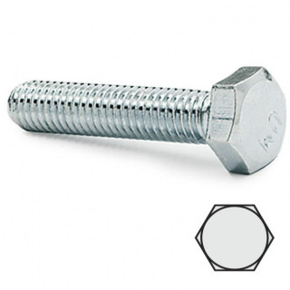 TORNILLO DE CABEZA HEXAGONAL. ACERO. ZINCADO