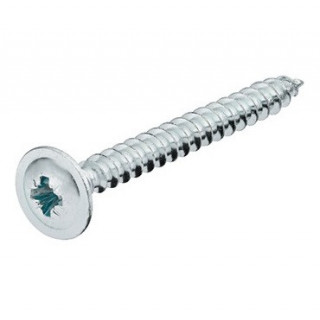 TORNILLO ROSCA MADERA C/PLATO PZ ZINCADO 3-30