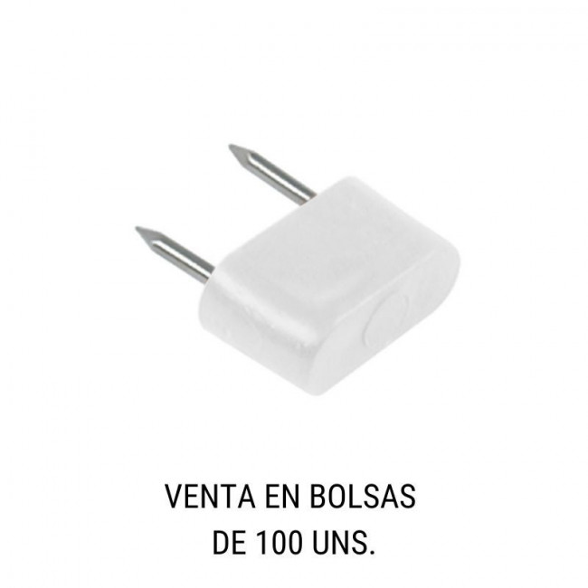 TOPE DOS PUNTAS CHAD BLANCO