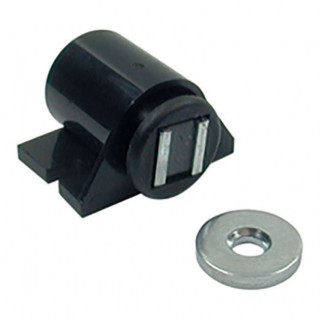 CIERRE MAGNÉTICO ERIZO K4 NEGRO CON PLACA REGULABLE