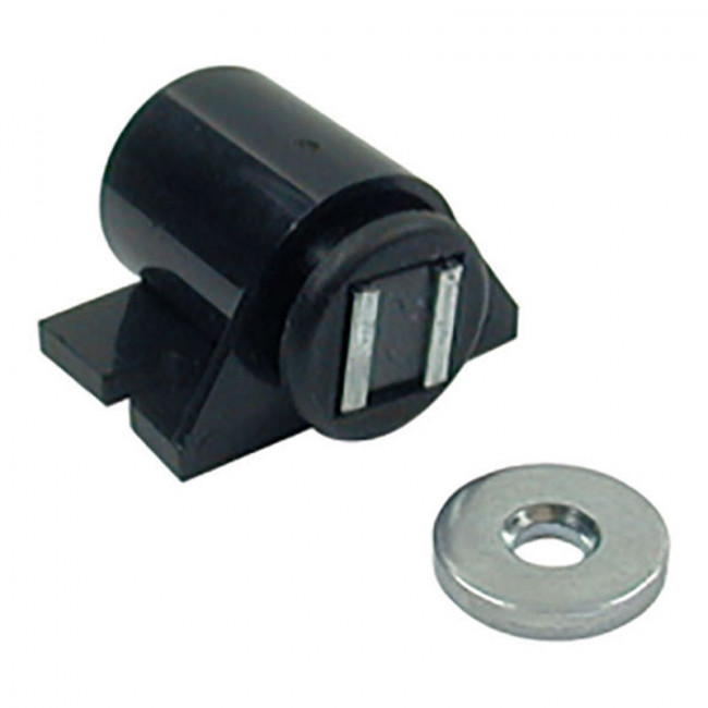 CIERRE MAGNÉTICO ERIZO K4 NEGRO CON PLACA REGULABLE