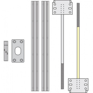 ENDEREZADOR DE PUERTA CON REGULACIÓN CENTRAL