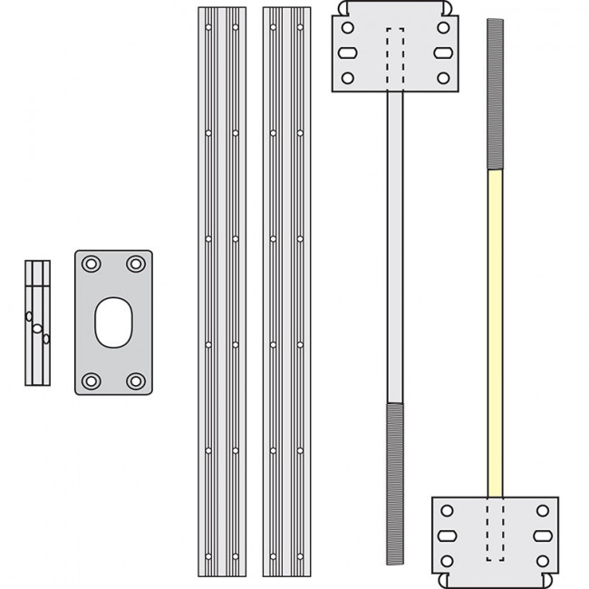 ENDEREZADOR DE PUERTA CON REGULACIÓN CENTRAL