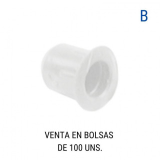 CASQUILLO ESTANTE TUNEZ BLANCO (100U)