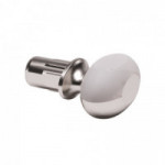 SOPORTE ESTANTE DREAM PIV.5 NIQUEL CON GOMA  CON GOMA TRANSPARENTE. PARA CRISTAL.