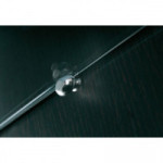 SOPORTE ESTANTE DREAM PIV.5 NIQUEL CON GOMA  CON GOMA TRANSPARENTE. PARA CRISTAL.