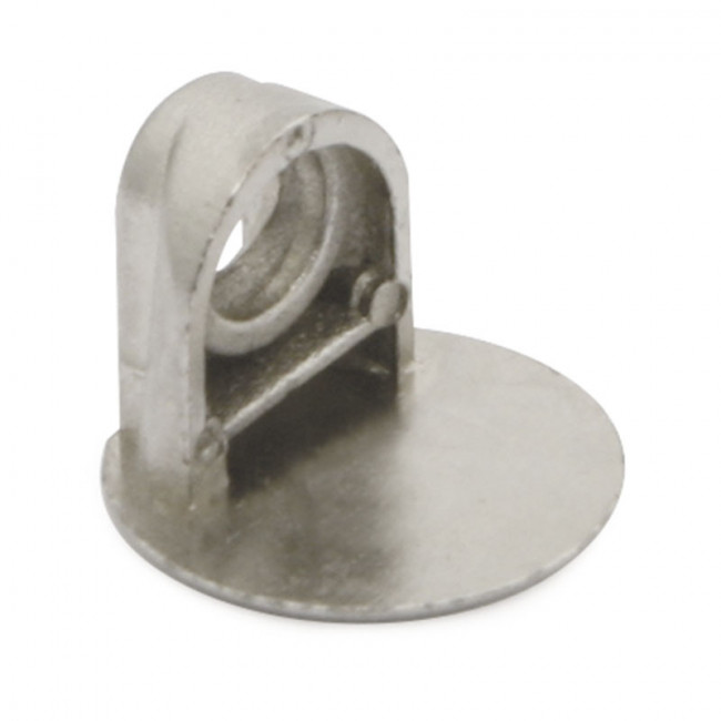 SOPORTE BIBI DE ZAMAK PARA CAZOLETA Ø21 SIN AGUJERO