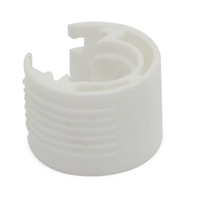 CAZOLETA DE PLÁSTICO Ø20 PARA ESTANTES BIBI BLANCO