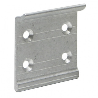 SOPORTE COLGADOR PERFILA DE ALUMINIO PLATA MATE 50X50