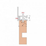 PERFIL SOPORTE CENTRAL PLATA MATE 3,5mts SERVICIO EN BARRAS DE 3,5 MTS.