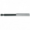 PORTAPUNTAS MAGNETICO PARA PUNTAS 1/4 100mm SIN ANILLO RETENCION.INSERCION 1/4.INOX