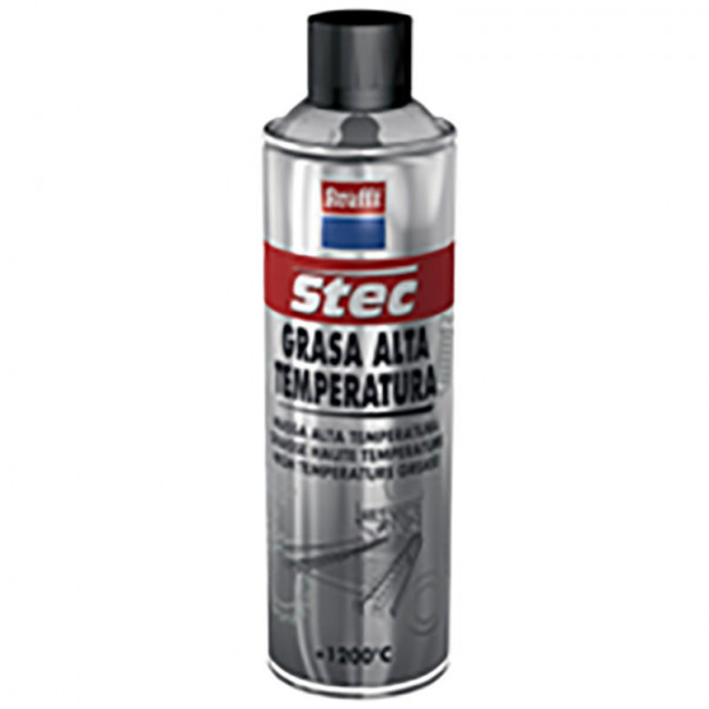 SPRAY GRASA ALTA TEMPERATURA STEC 400ml DE -20ºC A 1200ºC. SIN SILICONA