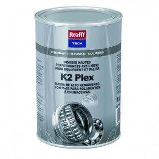 GRASA INDUSTRIAL K2 PLEX. CON MOS2. 1 KG. GRIS METALIZADO - KRAFFT