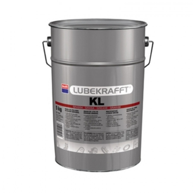 GRASA DE LITIO. LUBRICACIÓN GENERAL. BIDÓN METÁLICO. 5 KG - KRAFFT