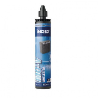ANCLAJE QUÍMICO. RESINA VINILÉSTER. CARTUCHO 300 ML. MATERIALES NO POROSOS. APLICACIÓN ESTRUCTURAL. M8-M24 - INDEX