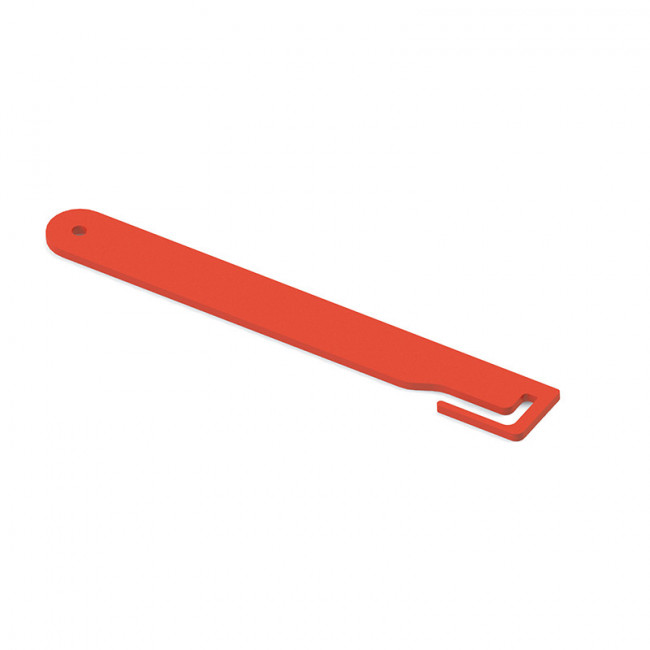 PLETINA SEGURIDAD ROJA PARA SOMIER HORIZONTAL VALIDA ANCHOS 80, 90 Y 105 ESPESOR 3mm