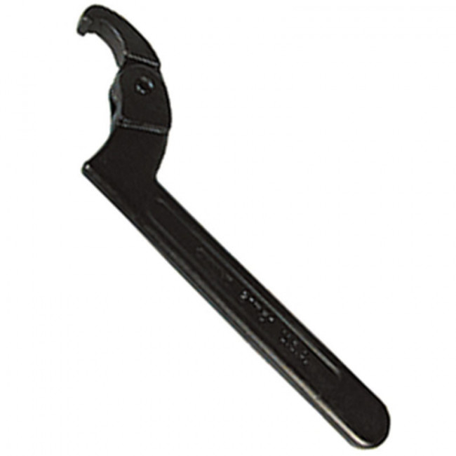 LLAVE DE GANCHO ARTICULADA. ACERO. PINTADO EN NEGRO
