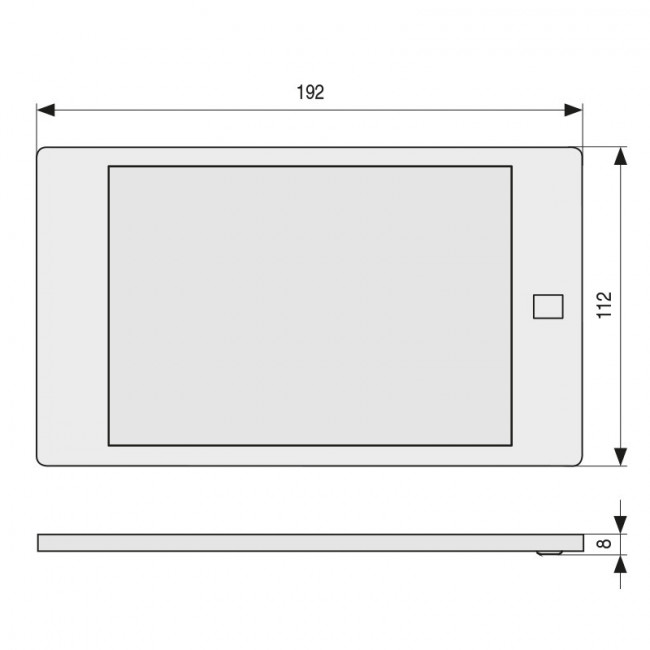 LAMPARA PANELED 5W GRIS CON SENSOR PIR LAMPARA PANELED 5W GRIS CON SENSOR PIR