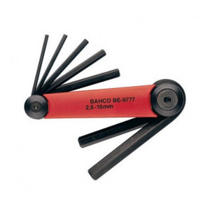 LLAVE ALLEN PLEGABLE ALLEN 7-P. ACERO. PUNTAS HEXAGONALES. PLEGABLE TIPO NAVAJA - BAHCO