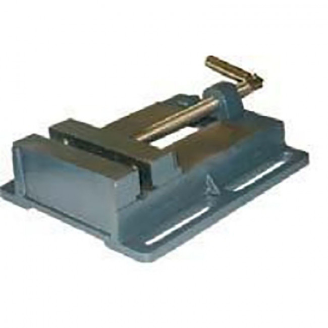 MORDAZA DE BANCO PARA TALADRO. METAL FUNDIDO Y MECANIZADO. APRIETE POR TORNILLO. 100 MM