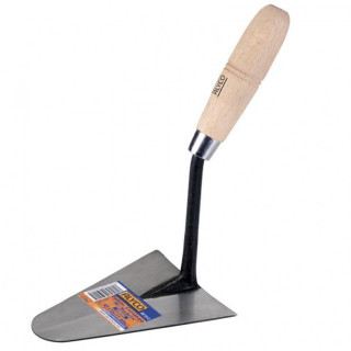 PALETA DE ALBAÑIL TIPO CATALANA 5841-B. ACERO. MANGO DE MADERA NATURAL. LONGITUD 165MM
