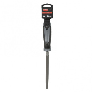 LIMA TRIANGULAR ENTREFINA. METAL. BIMATERIAL. LONGITUD 150MM. INSERTO ANTIDESLIZANTE - RATIO