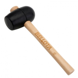MAZA DE GOMA. ELASTÓMERO Y MADERA. DIÁMETRO 140MM - BELLOTA