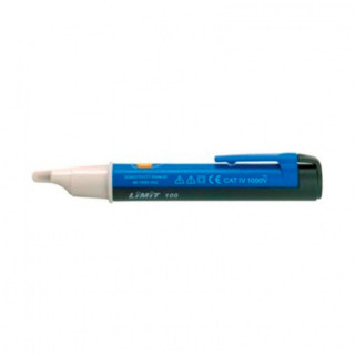 DETECTOR DE TENSIÓN LIMIT 100. TIPO LÁPIZ. CAT IV 1000V. PLÁSTICO. CILÍNDRICO COMPACTO. CLIP INTEGRADO