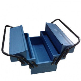 CAJA PORTAHERRAMIENTAS METÁLICA. 5 COMPARTIMENTOS. 50 X 21,5 X 24 CM - ARZ