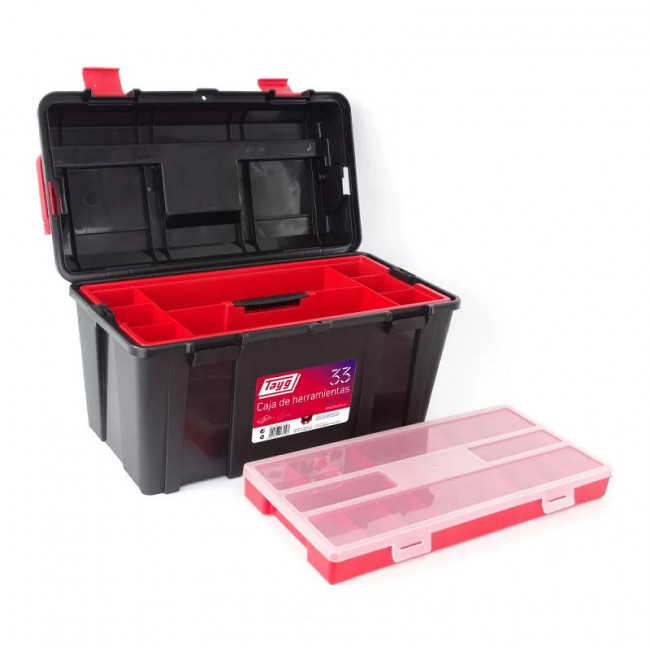 CAJA HERRAMIENTAS C/ESTUCHE TAYG MOD.33 480X258X255mm 22L REF.133008