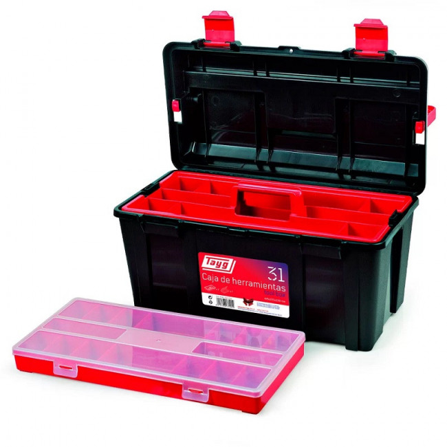CAJA HERRAMIENTAS C/ESTUCHE TAYG MOD.31 445X235X230mm REF.131004