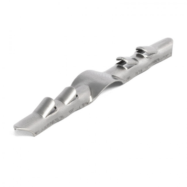 GRAPA DE ARPÓN ALABRADA. ACERO INOXIDABLE AISI 304. ALAMBRE 4 MM