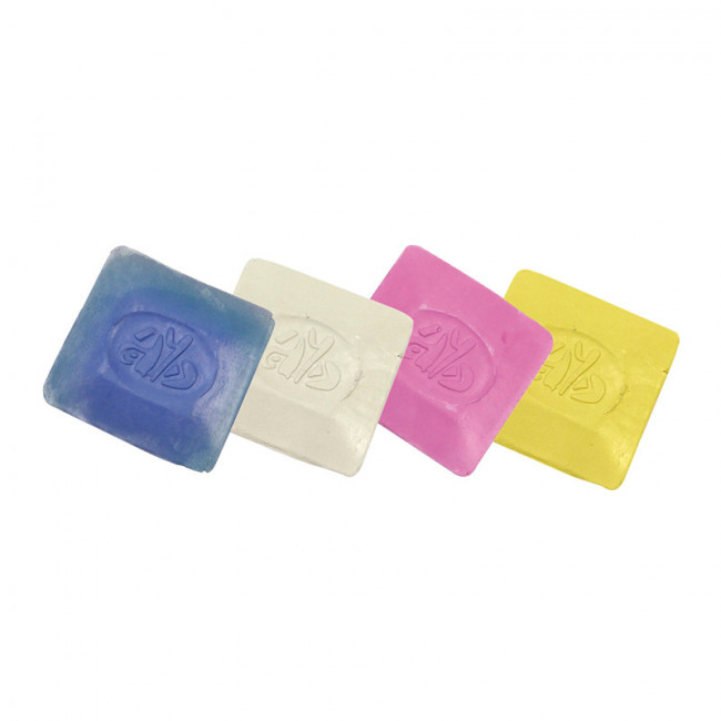 JABONCILLO ARCILLA SASTRE. CERA BLANDA. MARCADO DE TELAS. AZUL. PARA ENTAPIZADO. PACK DE 4 - INDALO