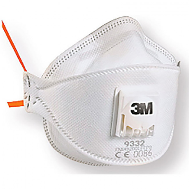 MASCARILLA AUTOFILTRANTE 9332+. FFP3. CON VÁLVULA. EN 149:2001 + A1:2009 - 3M