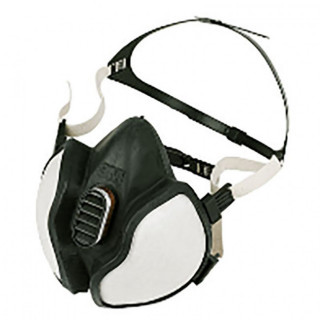 MASCARILLA RESPIRATORIA SERIE 4000. MEDIA CARA. FILTROS INTEGRADOS. A2P3. ELASTÓMERO TERMOPLÁSTICO - 3M