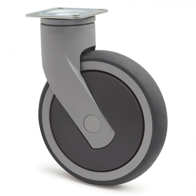 RUEDA GIRATORIA LEVINA Ø150 PLÁSTICO 77x67 ARO DE GOMA SIN FRENO  ARO DE GOMA TENTEPRENE. N/POLIPROP. ANTIHILO. RUEDA GIRATORIA LEVINA Ø150 PLÁSTICO 77x67 ARO DE GOMA SIN FRENO  ARO DE GOMA TENTEPRENE. N/POLIPROP. ANTIHILO.