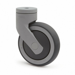 RUEDA GIRATORIA LEVINA TP. TALADRO PASANTE DIÁMETRO 13MM. SIN FRENO. COJINETES DE BOLAS. EN 12530 - TENTE