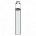COLUMNA BASE NOVATALENTO 115mm. CROMO H230C PARA ALTURA TOTAL:COLUMNA+BASE+PLACA 230mm