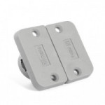 BISAGRA INVISIBLE KIRMA GRIS PARA MESA PARA TAPAS DE ESPESOR 17/18mm.