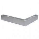 PATA PLASTICO SENKA 240x240 H40mm CROMO RAL