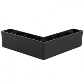 PATA DE PLÁSTICO SENKA. NEGRO. ALTURA 40MM. 140X140MM - Q&AMPQ