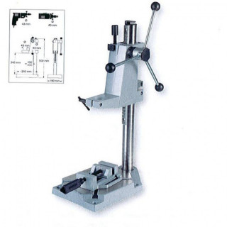 SOPORTE UNIVERSAL PARA TALADRO. ESTRUCTURA METÁLICA. BASE DE SUJECIÓN