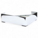PATA METALICA CROMO JANET H65 200x200