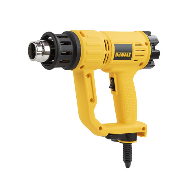 PISTOLA DE AIRE CALIENTE D26411. 1800 W. 50-600 °C. 250/450 L/MIN. BOQUILLA CÓNICA. LONGITUD 253MM - DEWALT