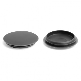 TAPÓN EMBELLECEDOR CANELA 25. PLÁSTICO. ANTRACITA. EMBUTIR. PARA FIJACIONES. DIÁMETRO 25MM