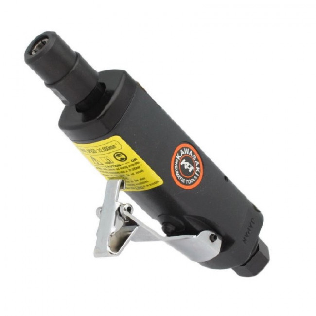 AMOLADORA RECTA NEUMÁTICA CON PINZA KPT-1220MS. ACCIONAMIENTO CON AIRE COMPRIMIDO. INDUSTRIAL. DIÁMETRO 6MM. METAL Y CAR